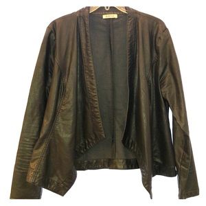 Black Faux Leather Jacket